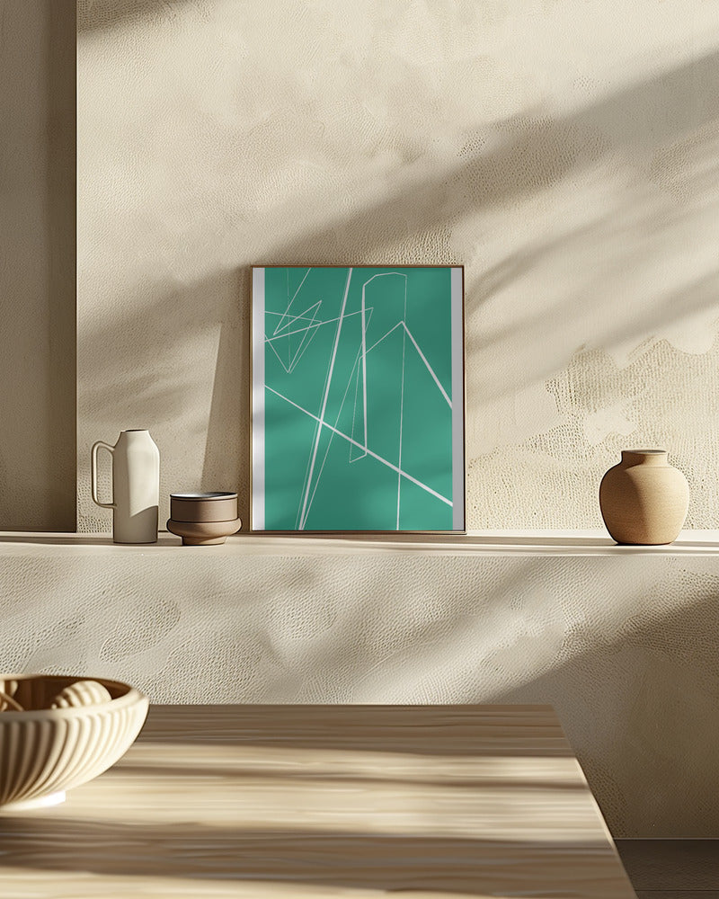 Angular Lines No 8 Poster